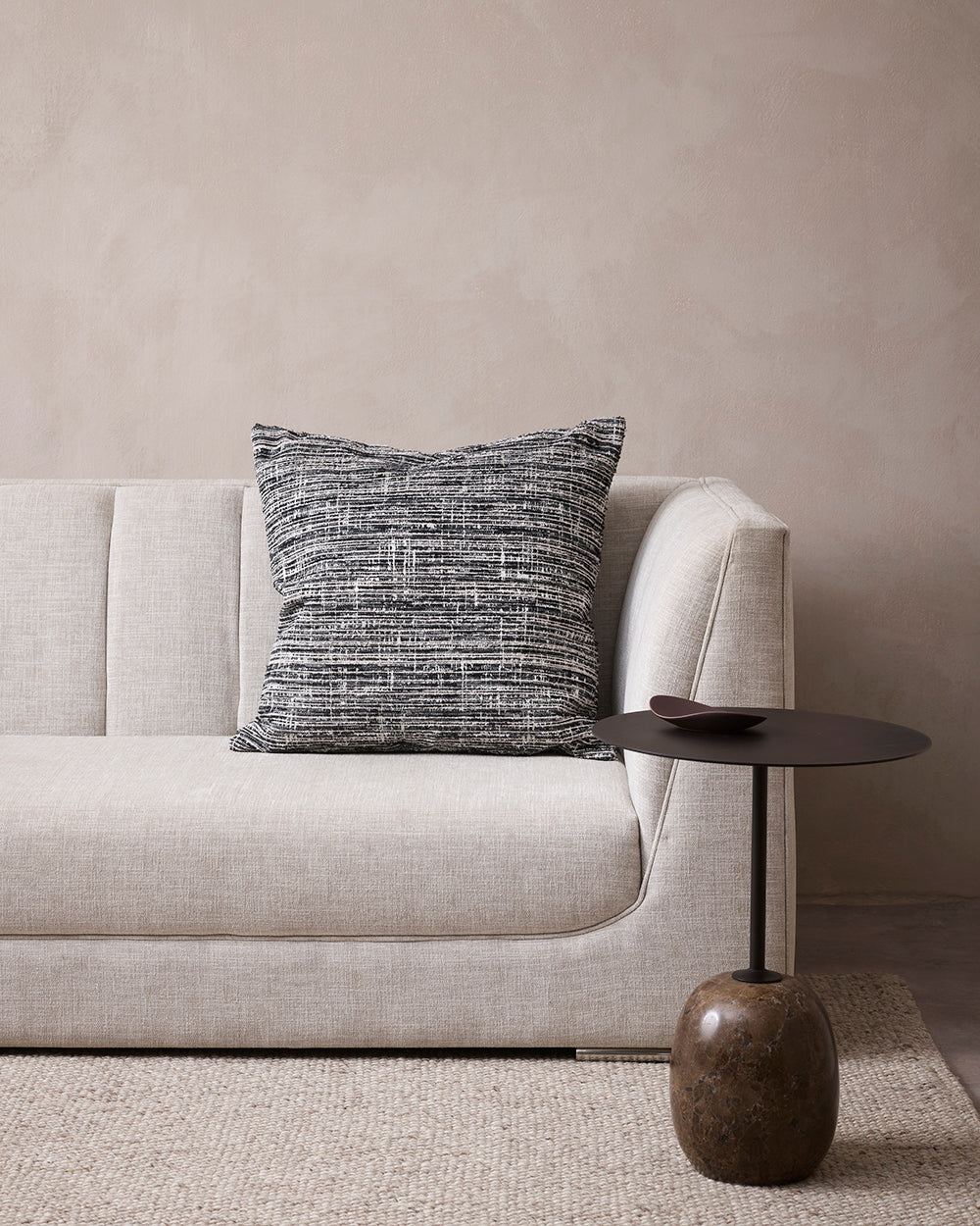 Ashford Black Large Cushion - Image 2