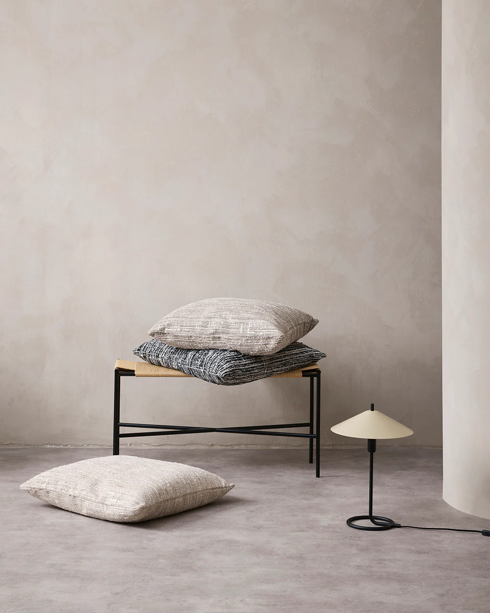 Ashford Taupe Large Cushion - Image 3