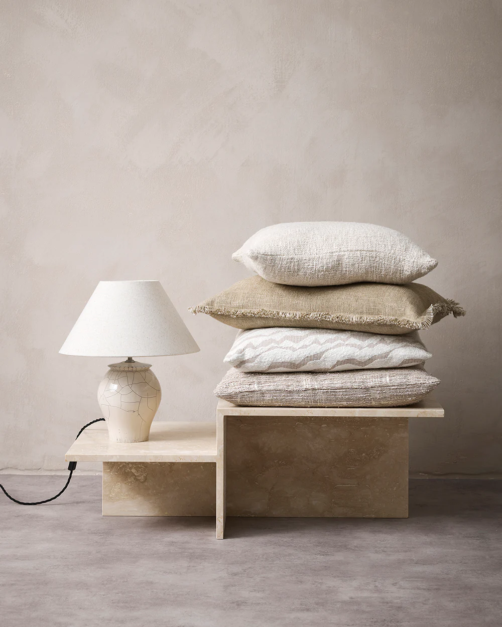 Ashford Taupe Large Cushion - Image 5