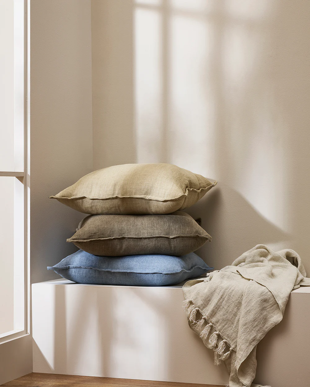Cassia Greige Cushion - Image 5
