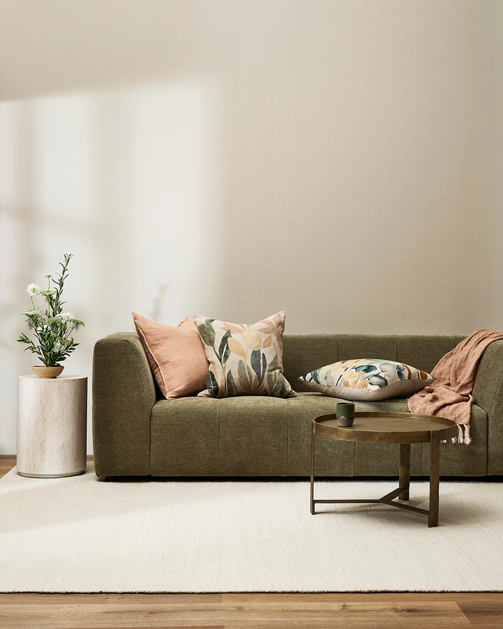 Cassia Toasted Coconut Cushion - Image 2
