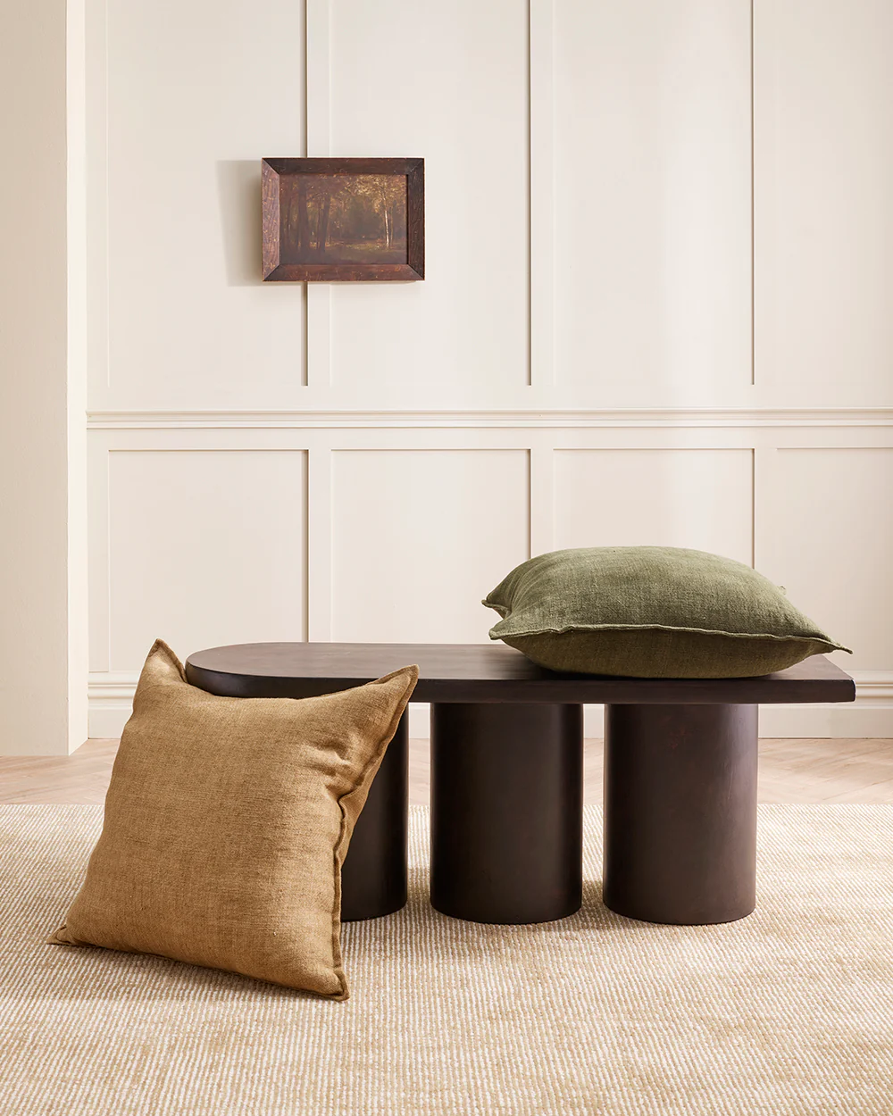 Flaxmill Fenugreek Large Cushion - Image 3