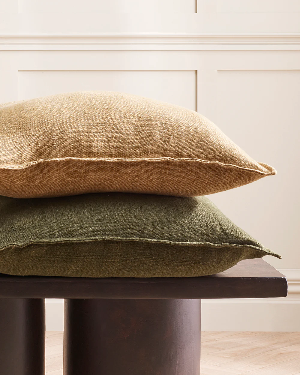 Flaxmill Fenugreek Large Cushion - Image 4