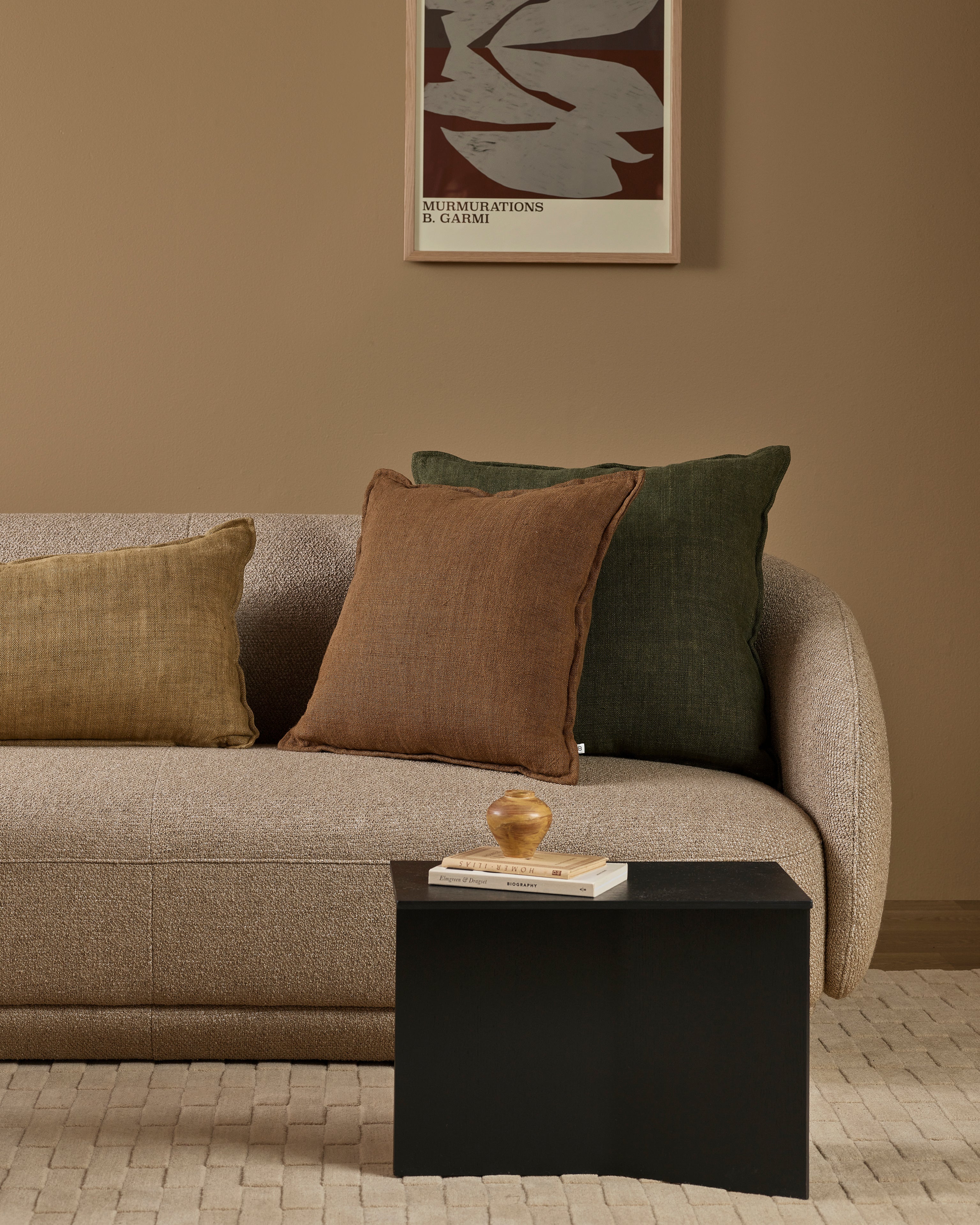 Flaxmill Winter Moss Large Cushion - Image 3