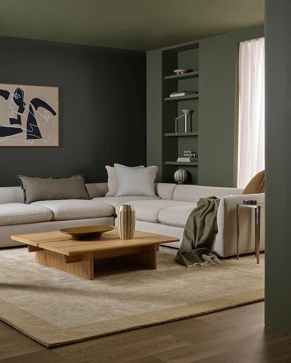 Mayfair Wheat Floor Rug - Image 4