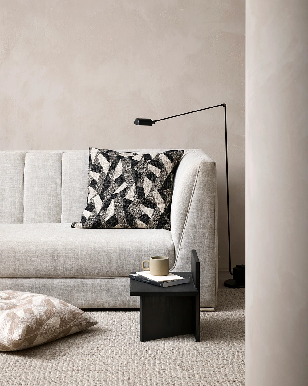 Oscari Natural Square Cushion - Image 3