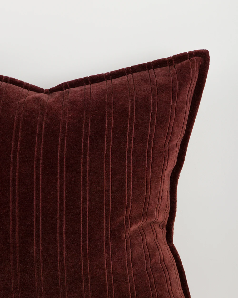 Stria Merlot Cushion - Image 4