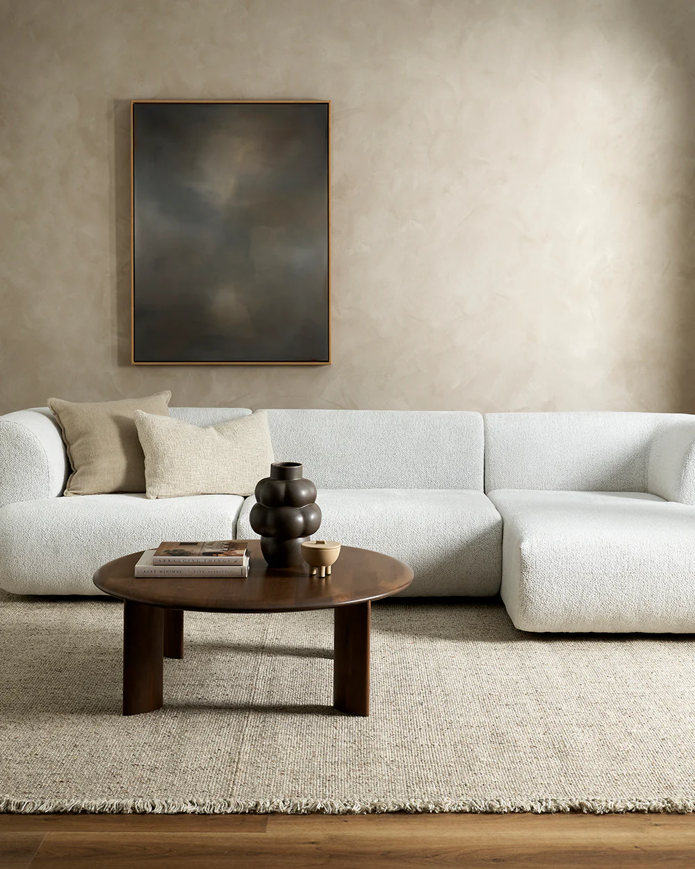 Ulster Taupe Floor Rug